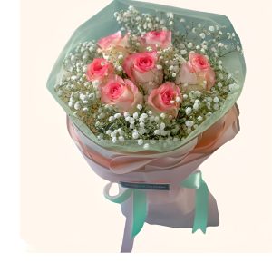 Pink Rose Bouquet