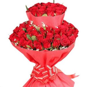 Special 50 Red Rose Flowers