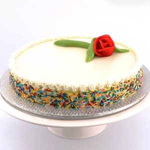 Vanilla Hard Icing Cake